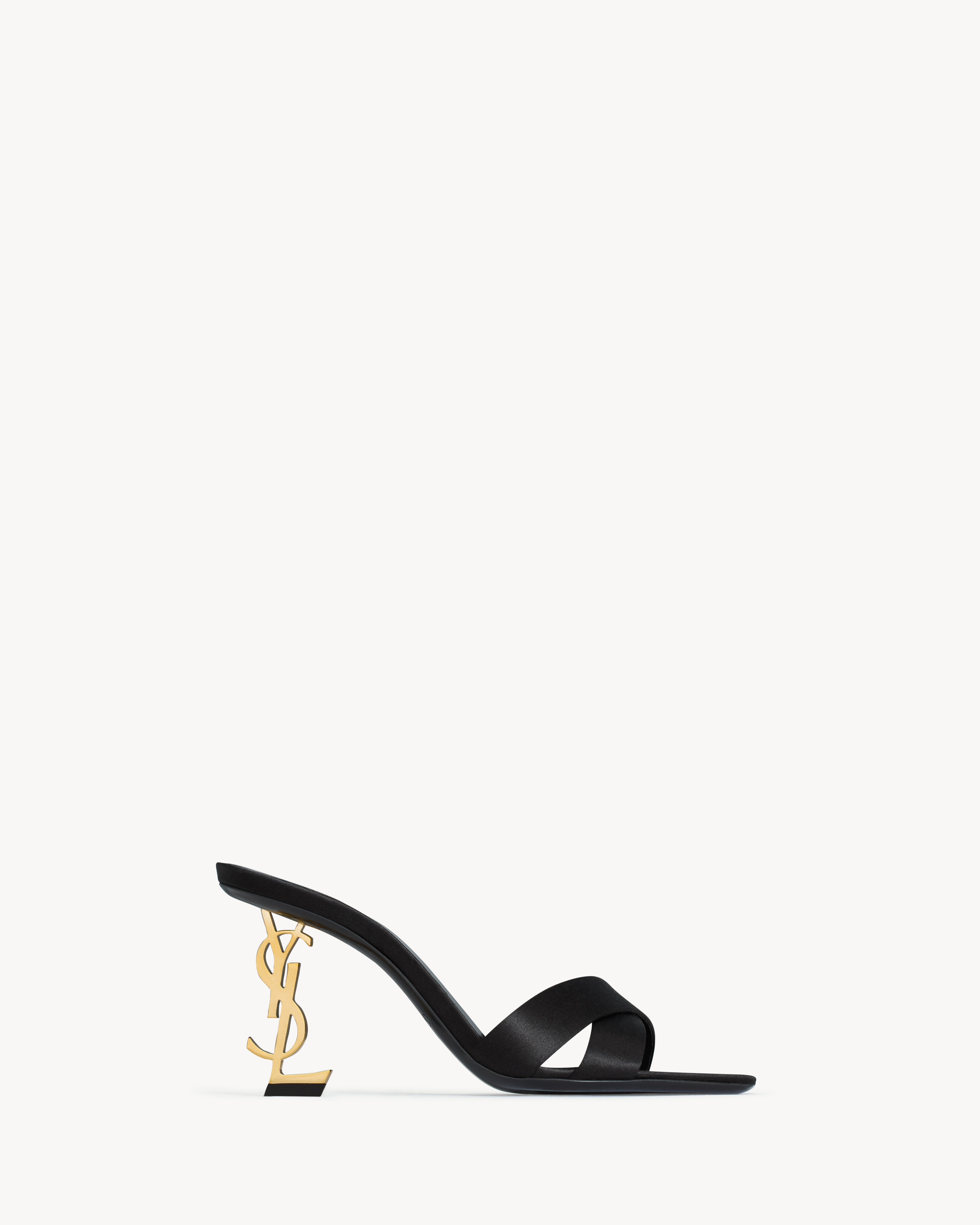 OPYUM mules in satin crepe | Saint Laurent Inc. (Global)