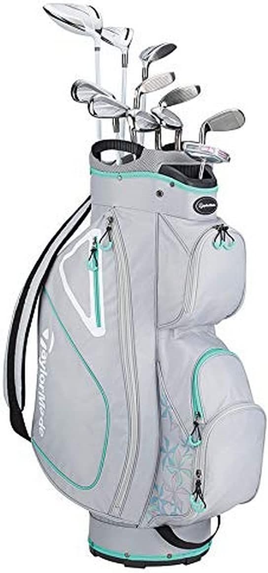 TaylorMade Golf Kalea Complete Golf Set (Dr, 3FW, 5FW, 5H, 6H, 7-PW, SW, Putter, Bag) | Amazon (US)