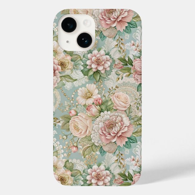 Vintage Botanical, Girly  Case-Mate iPhone Case | Zazzle | Zazzle