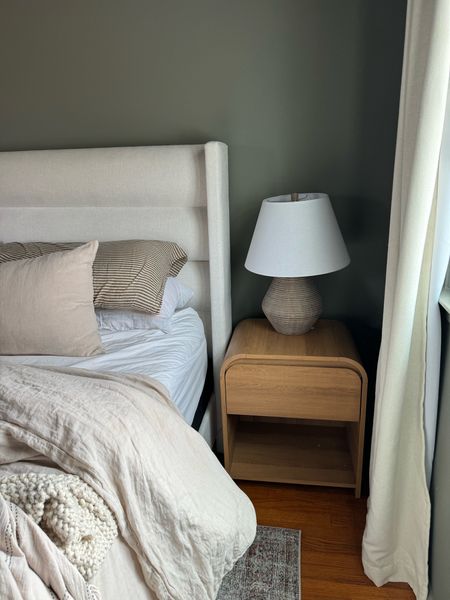 A moment for these Walmart nightstands they are soft clothes. They have plug outlet built in to the back and it looks almost identical to others that are four times a price