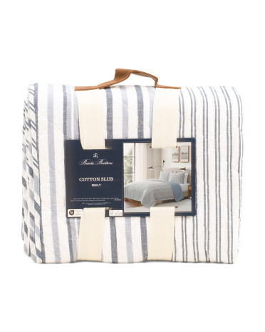 Cotton Striped Layering Quilt | Bed & Bath | Marshalls | Marshalls