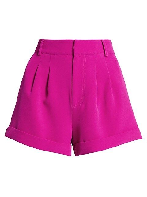 Georgie Tailored Crepe Shorts | Saks Fifth Avenue