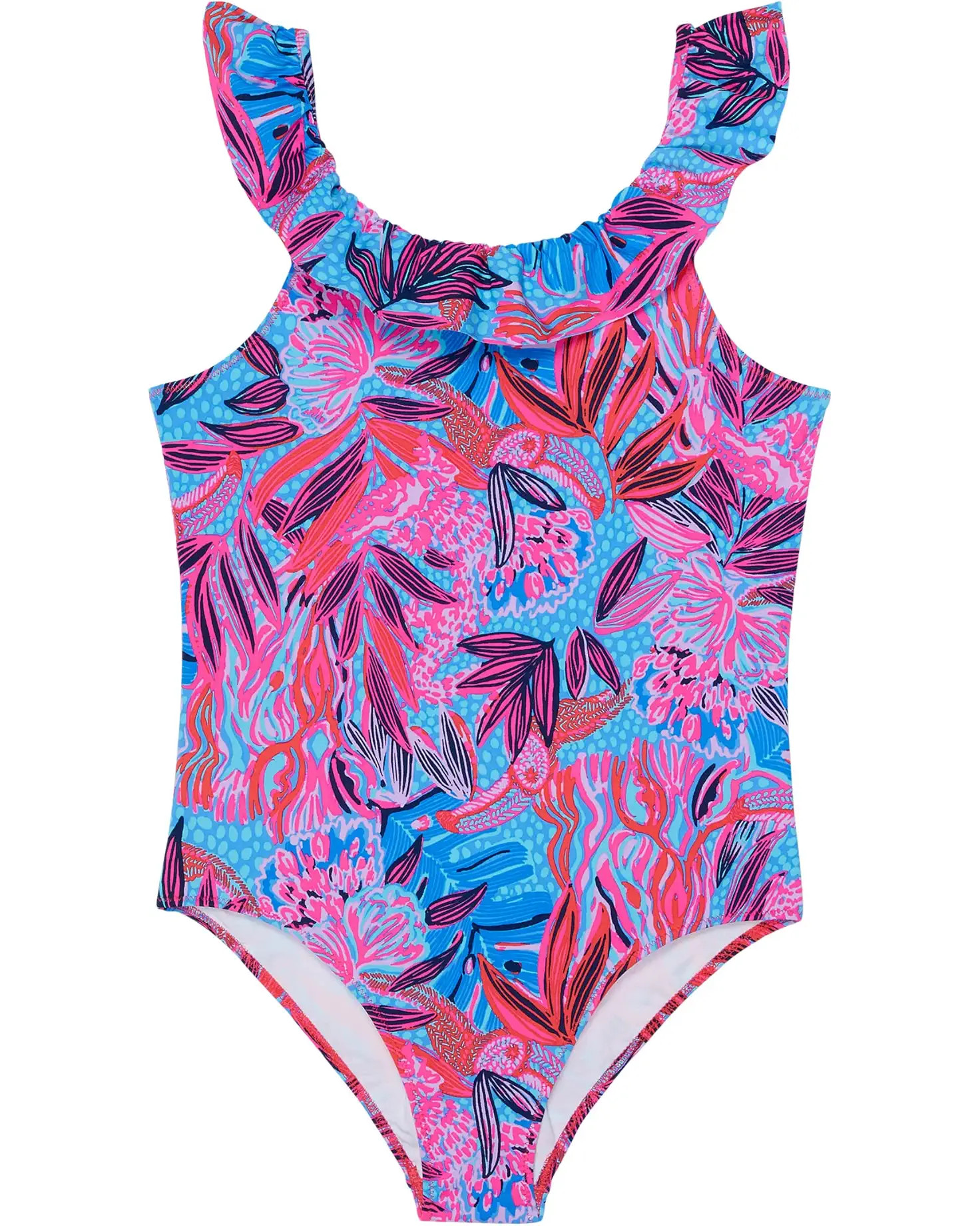 Lilly Pulitzer Kids Eliana UPF 50+ Swimsuit (Toddler/Little Kids/Big Kids) | Zappos