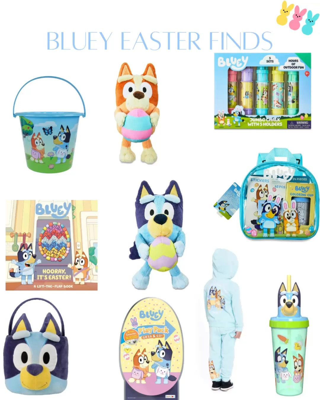 Bluey Easter Finds at Walmart 🤍💙

#LTKSeasonal #LTKFamily #LTKKids