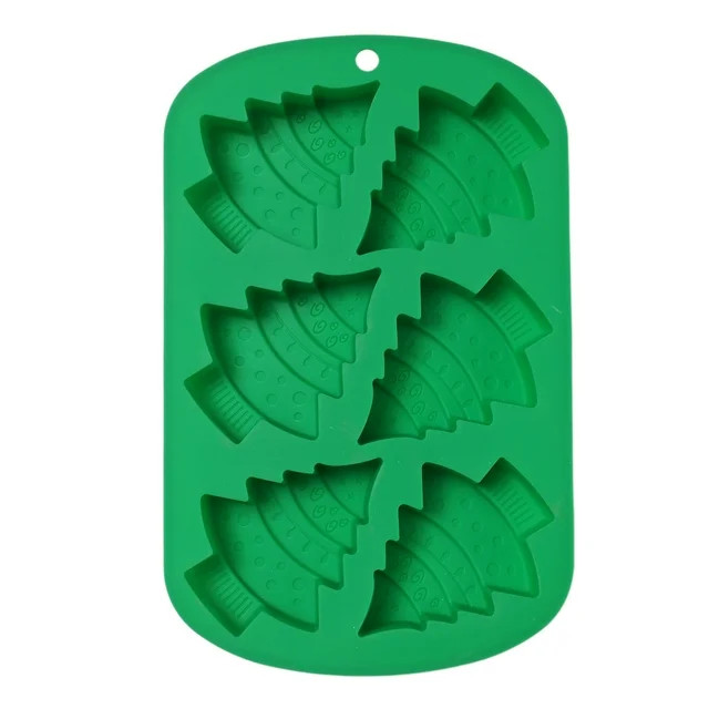 Holiday Time Christmas Silicone Tree Cakemold, Green | Walmart (US)