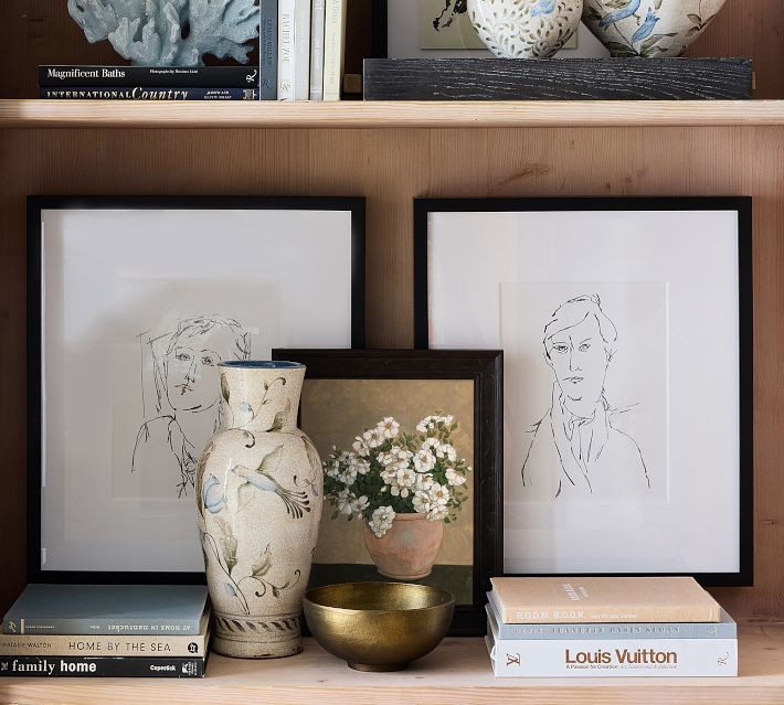 Potted Rose Framed Print by Carleigh Courey | Pottery Barn (US)