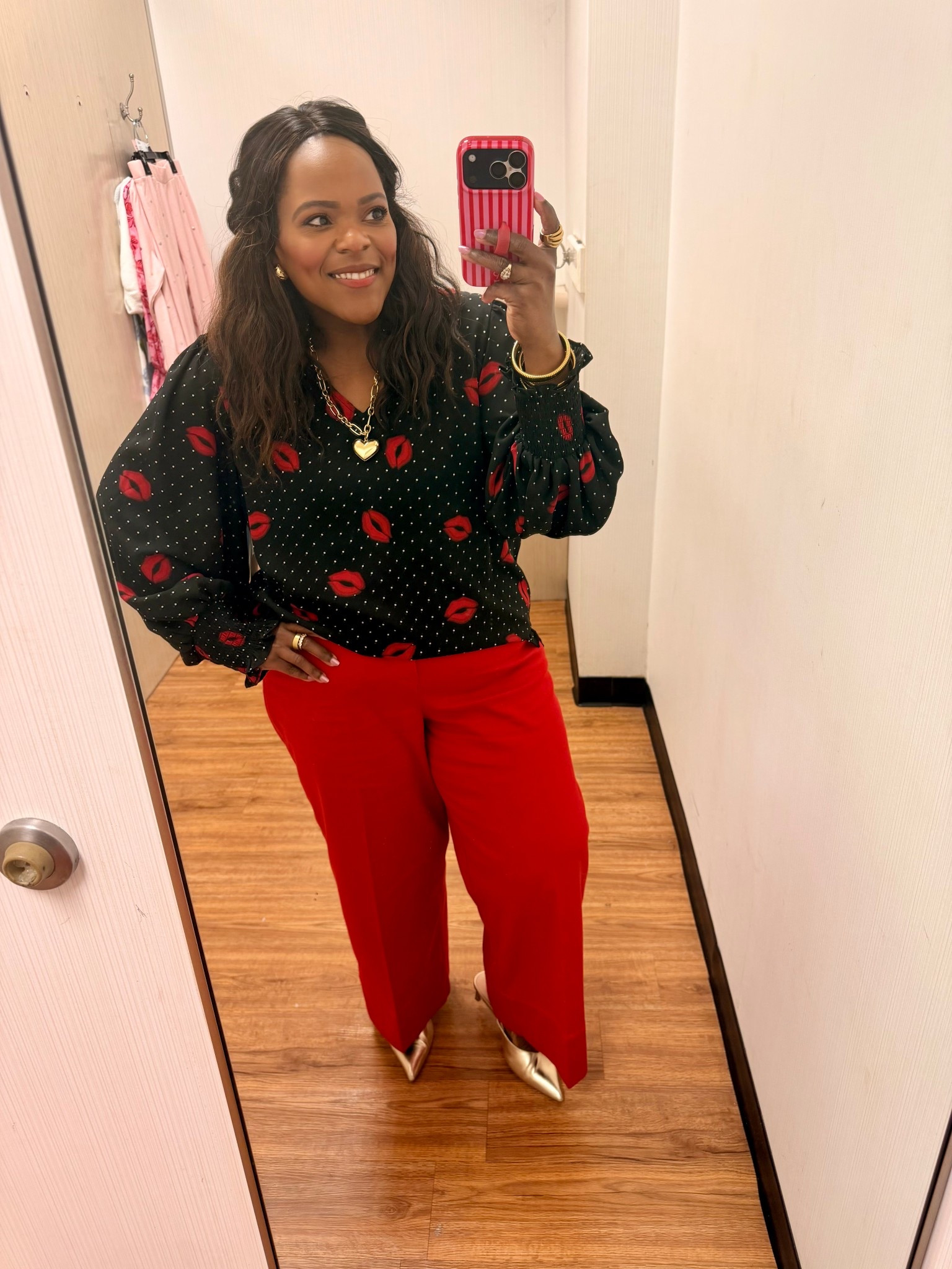 Love this fun Valentine’s Day blouse from Belk!! Wearing the xl. 

#LTKSaleAlert #LTKValentine #LTKvlog