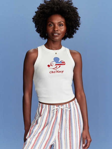 Old Navy x Disney© Mickey Mouse Logo-Graphic Snug Tank Top | Old Navy (US)