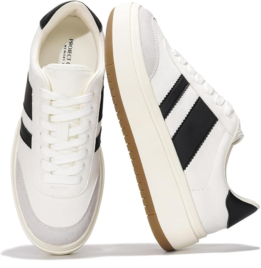 Project Cloud Platform Sneakers for Women - Lightweight Memory Foam Insole Fashion Sneakers for W... | Amazon (US)