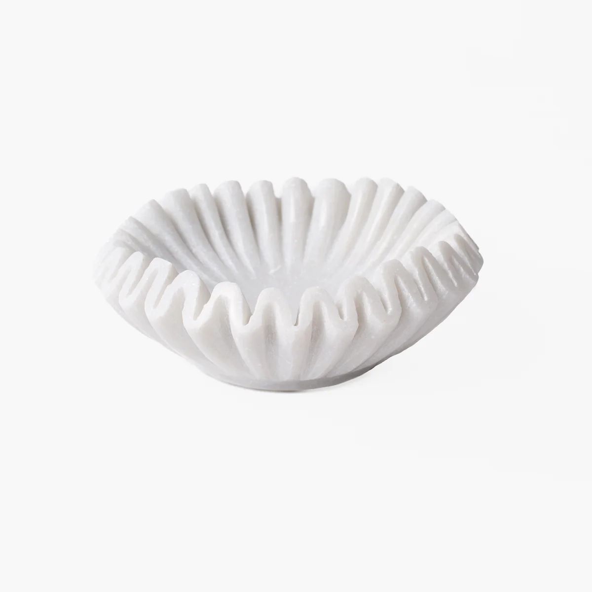 Marble Fluted Dish | Stoffer Home