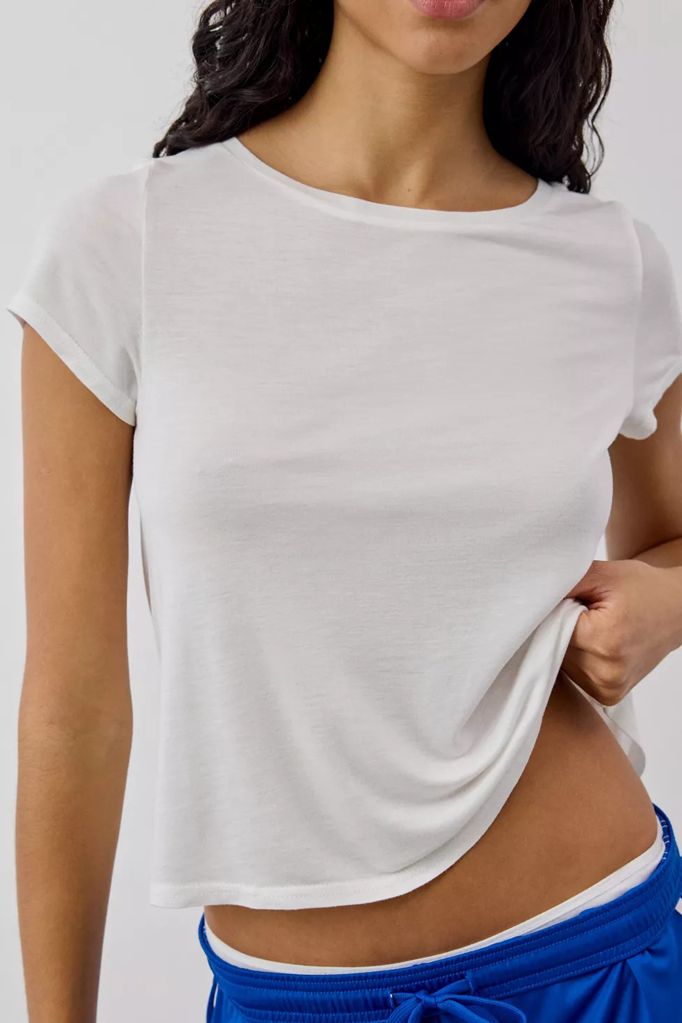 BDG Bowery Marlow Jersey Knit Short Sleeve Baby Tee | Urban Outfitters (US and RoW)