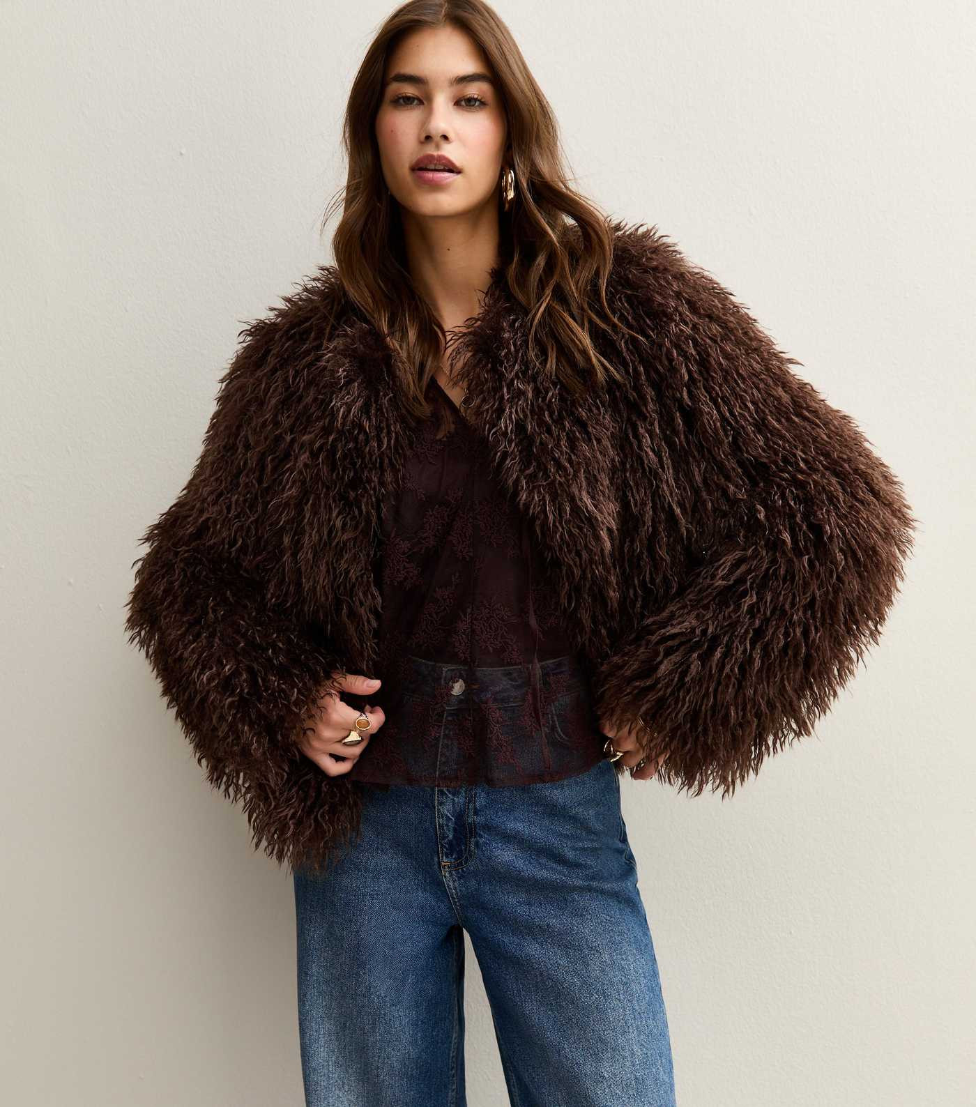 Brown Faux Fur Coat | New Look | New Look (UK)