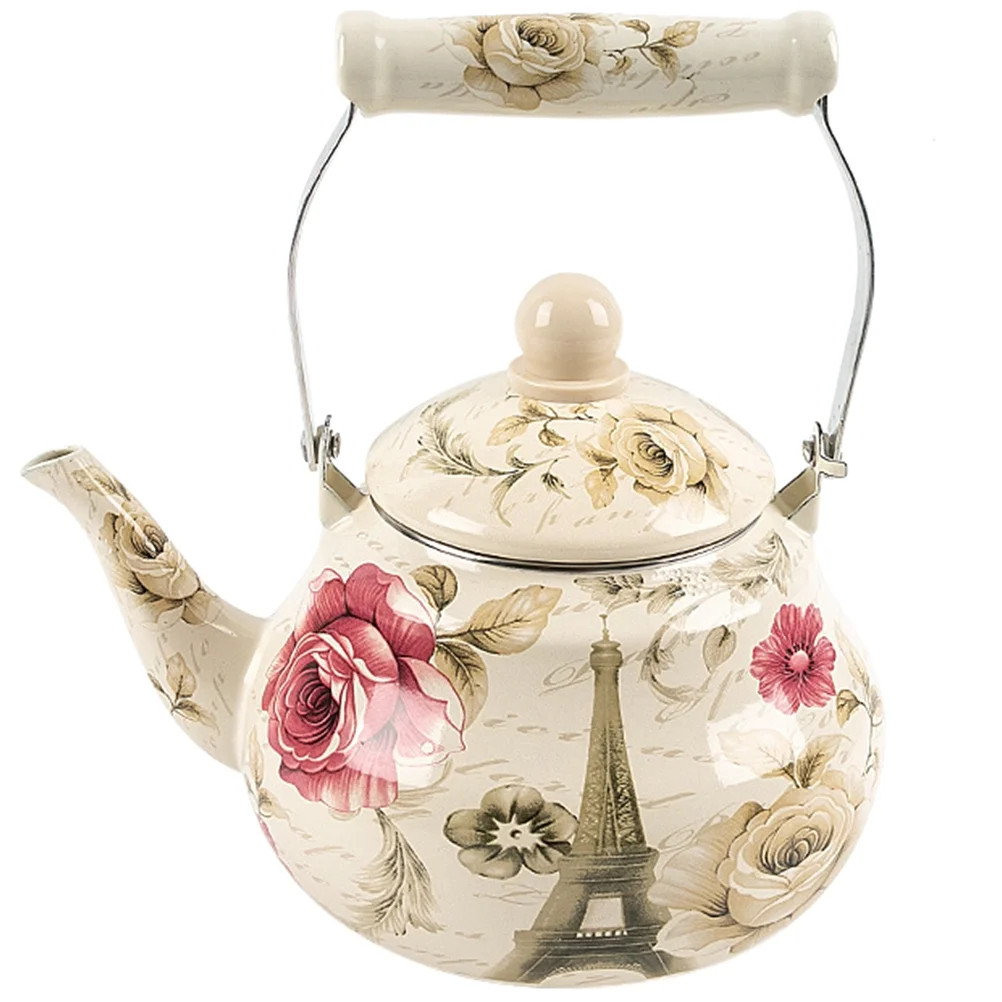 MasteelfCA Household Water Kettle Enamel Water Kettle Wear-resistant Stovetop Kettle Exquisite Pa... | Walmart (CA)