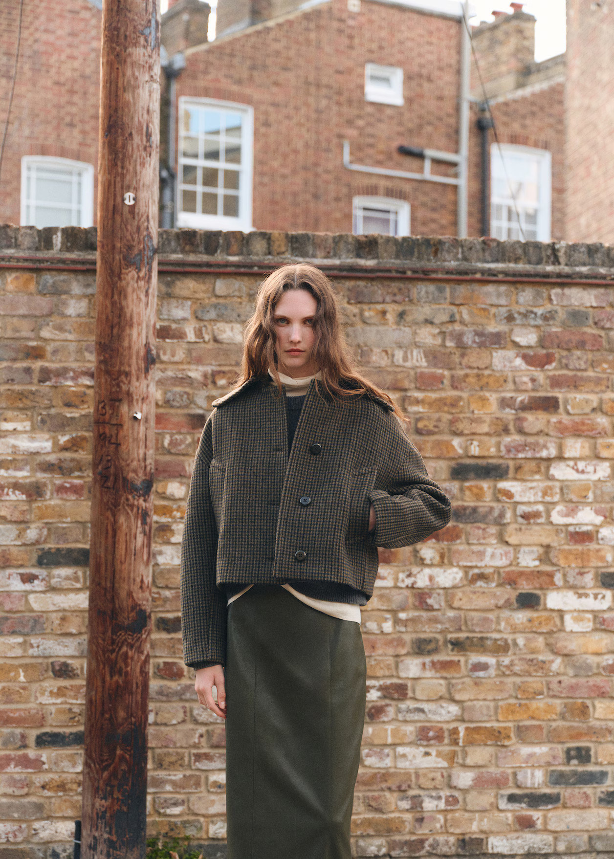 Houndstooth wool jacket | MANGO (UK)