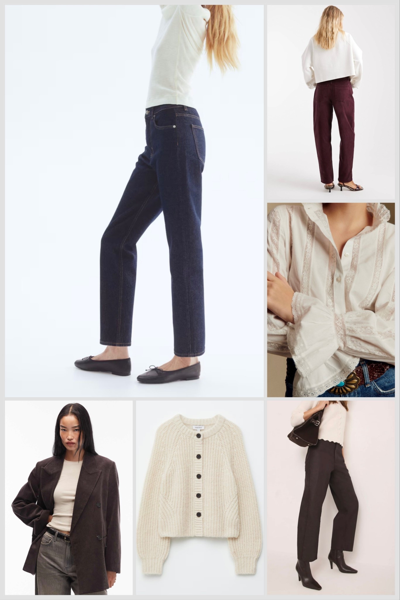 Key styles from the week - barrel legs, layering romantic blouses, cosy, statement cardigans, cord blazer are back and really loving wearing dark denim again 

#LTKuk #LTKautumn #LTKwinter