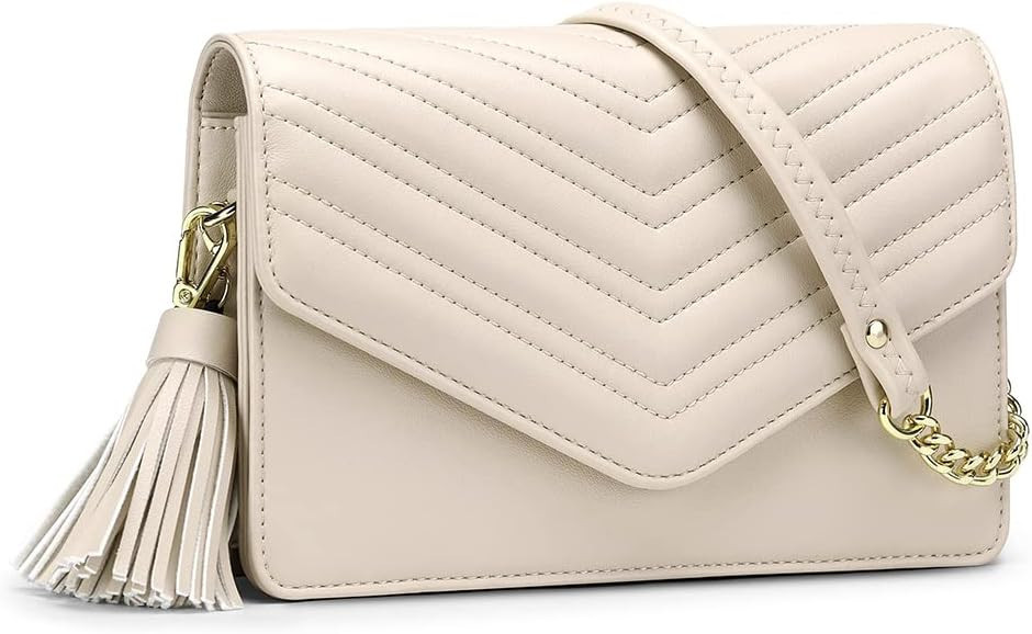 Small Quilted Crossbody Purse for Women, Shouler Bags RFID Cell Phone Wallet Purse Clutch with Ta... | Amazon (CA)