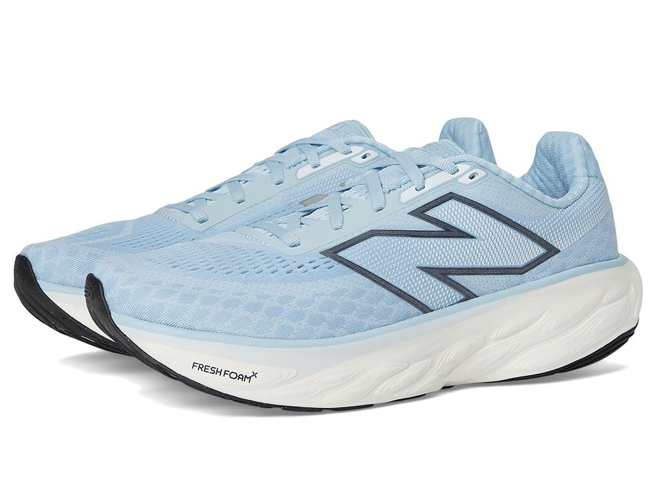 New Balance Fresh Foam X 1080v14 Men's Shoes Light Chrome Blue/Ice Blue/Sea Salt : 7.5 D - Medium, Textile | Zappos