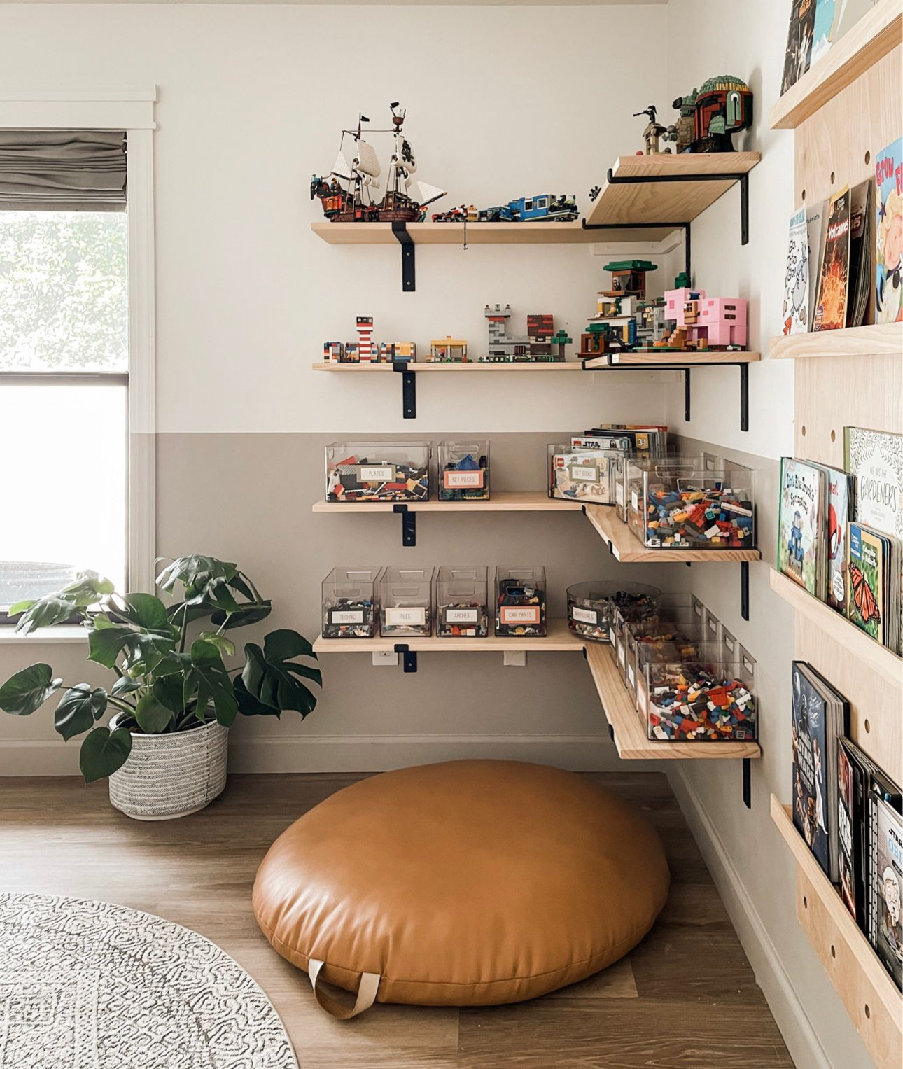 This is still one of my son's favorite parts of his room. We loved making a cute and functional way for him to display and store his Legos!  

 #LTKFindsUnder50 #LTKKids #LTKFamily