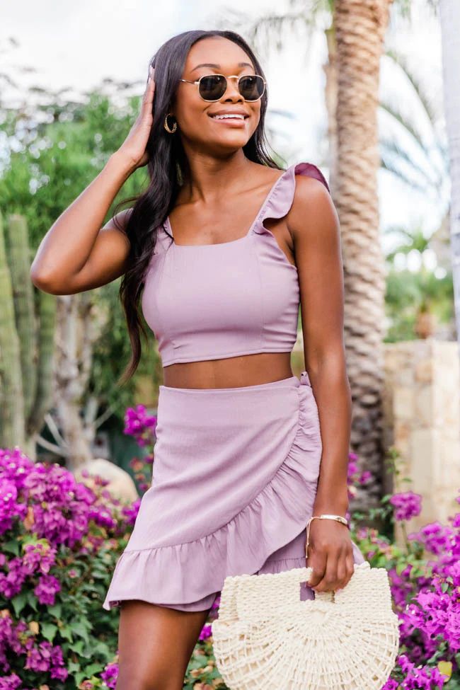 Meant To Be Two Piece Mauve Set FINAL SALE | Pink Lily
