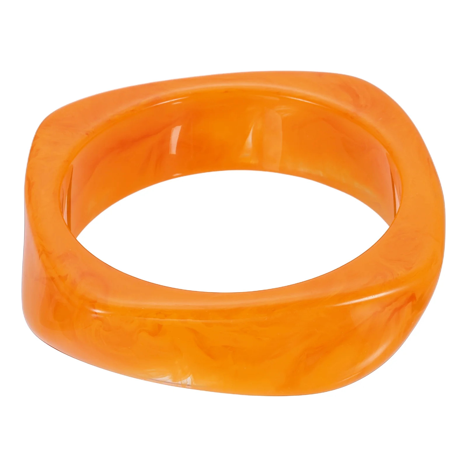 Uxcell Chunky Irregular Acrylic Resin Bangle Bracelet for Women, Cuff Wide Geometric Stackable Ba... | Walmart (US)