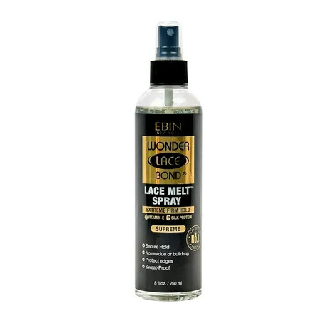 EBIN New York Wonder Lace Bond Lace Melt Spray 8oz - Supreme Strong Hold Suitable for All Genders | Walmart (US)