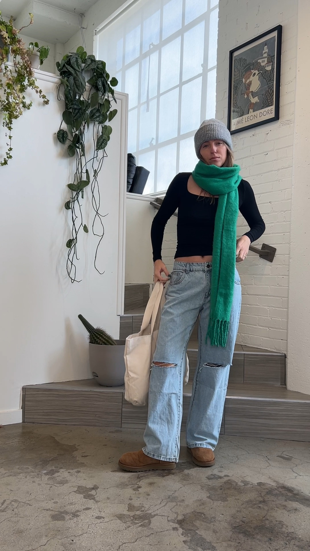 30 days of outfits day 29/24 💚 wearing an XS top, 6 in the jeans. Jeans are naturally baggy so order tts. Mine are a bit big. Style is exact but I don’t believe the wash I have is online.. so I linked the same style, different wash

Cyber week sales, casual winter outfit 

#LTKCyberweek #LTKsalealert
