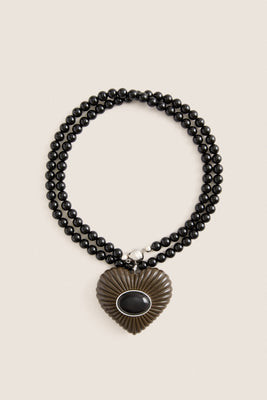 Black and Brown Solis Necklace | Tuckernuck (US)