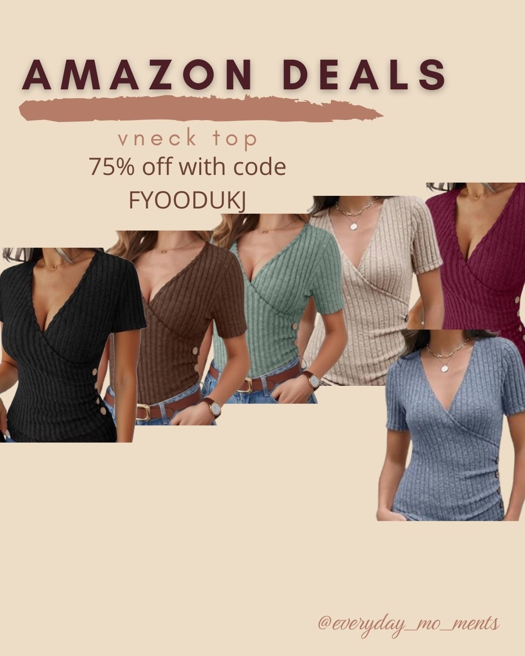 Only $5 ends 8/21

Amazon fashion
Amazon deals
Vneck top

#LTKSaleAlert
