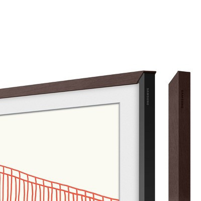 Samsung 65" The Frame Customizable Bezel - Modern Brown | Target