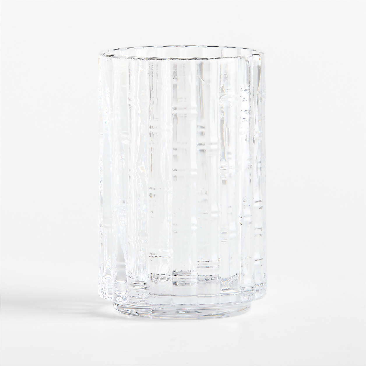 Bamboo 13.5-oz. Highball Glass | Crate & Barrel | Crate & Barrel