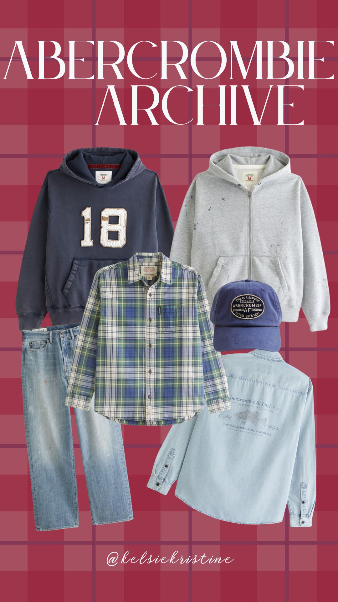 
Abercrombie | Archive Collection | Taking me back to High School | 2005 Style | Classic A&F | Millennial | Throw Back | Vintage | Holiday Gifts Idea for Millennials | Men Wear | A&F Mens  

 #LTKGiftGuide #LTKHoliday #LTKSaleAlert