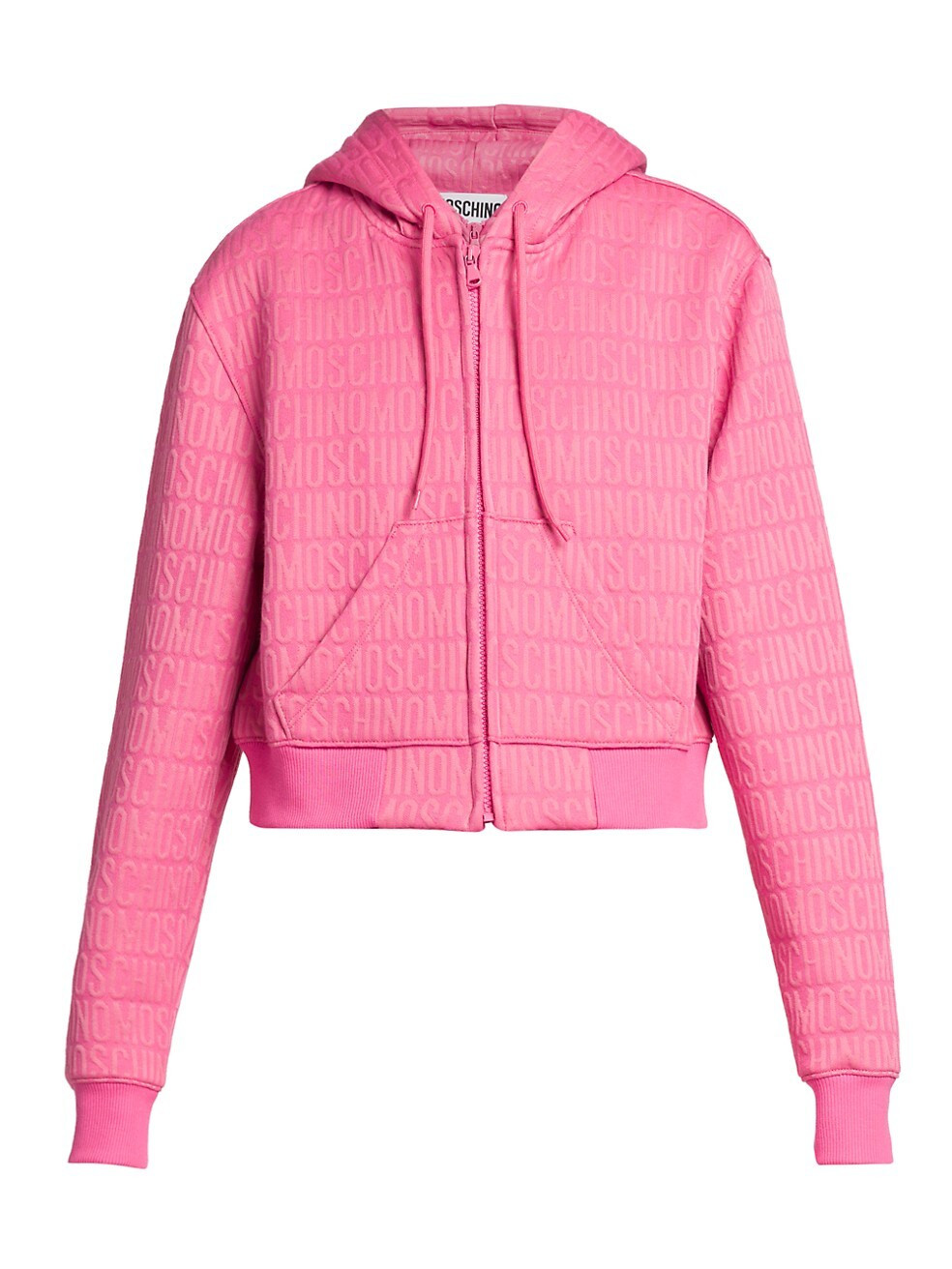 Moschino Logo Zip-Front Hoodie | Saks Fifth Avenue