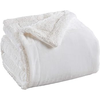 Great Bay Home Premium Reversible Sherpa and Fleece Velvet Plush Blanket. Fuzzy, Soft, Warm Berbe... | Amazon (US)