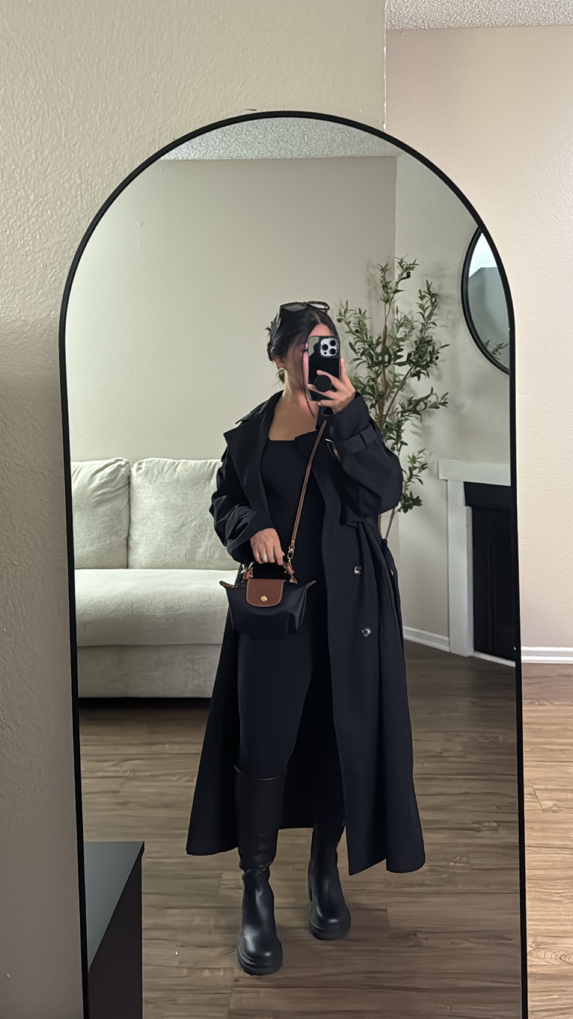 wearing regular cotton leggings and top I had laying around, coat was originally yozy but no longer available on TT shop, I’ve linked a similar one 🤍 boots on SALE rn 

#LTKPetite #LTKStyleTip #LTKFindsUnder50