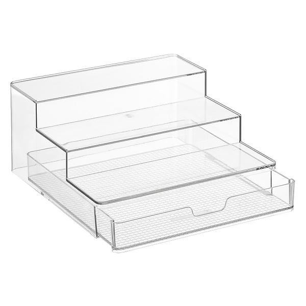 The Everything Organizer Small 3-Tier Organizer with Drawer | The Container Store