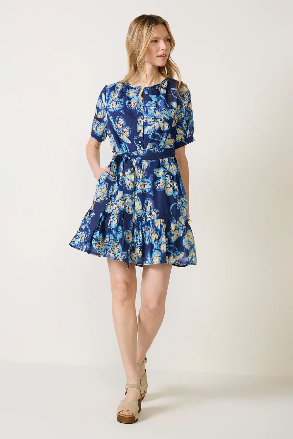 Arlene Puff Sleeve Mini Dress | Evereve