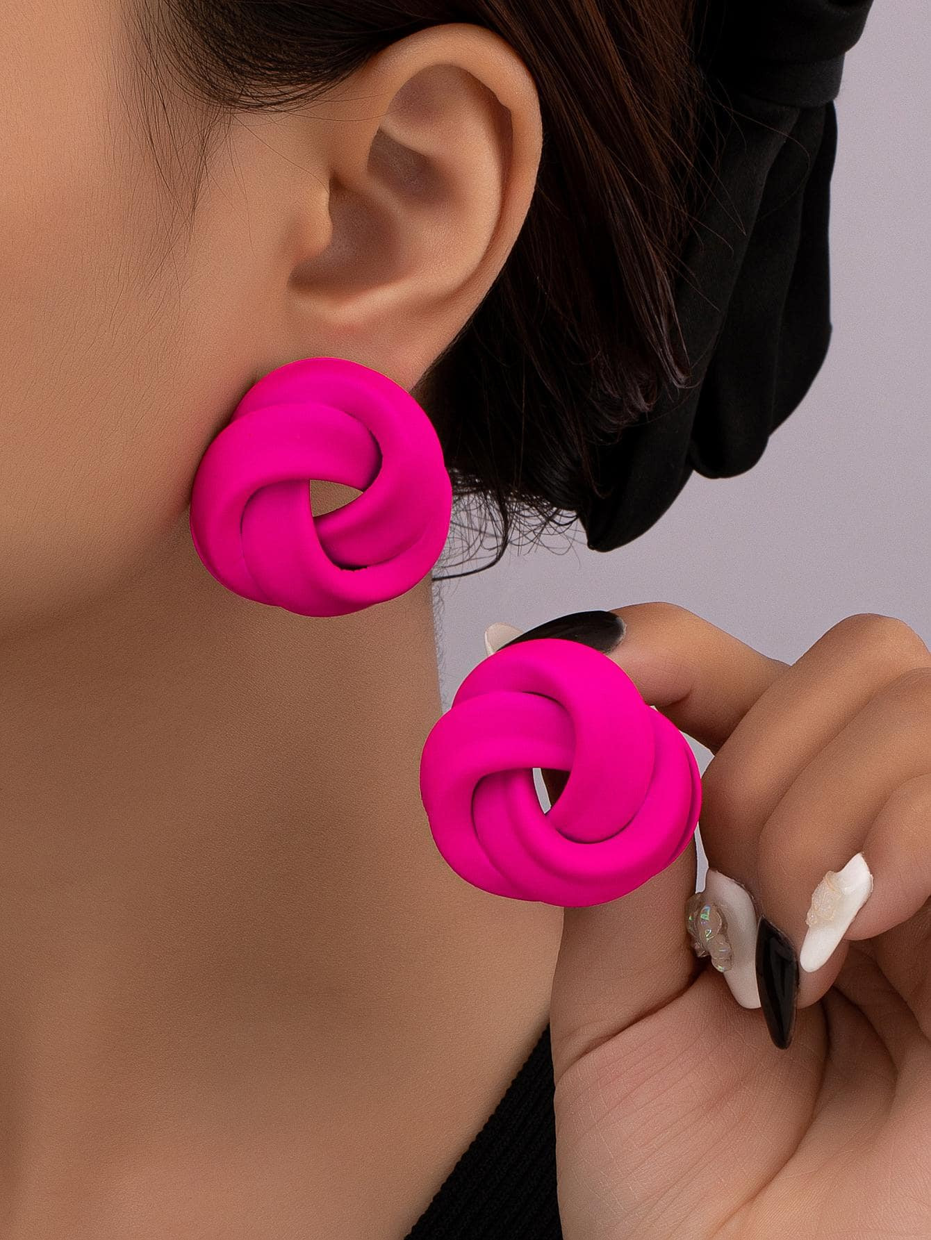 Twist Stud Earrings | SHEIN