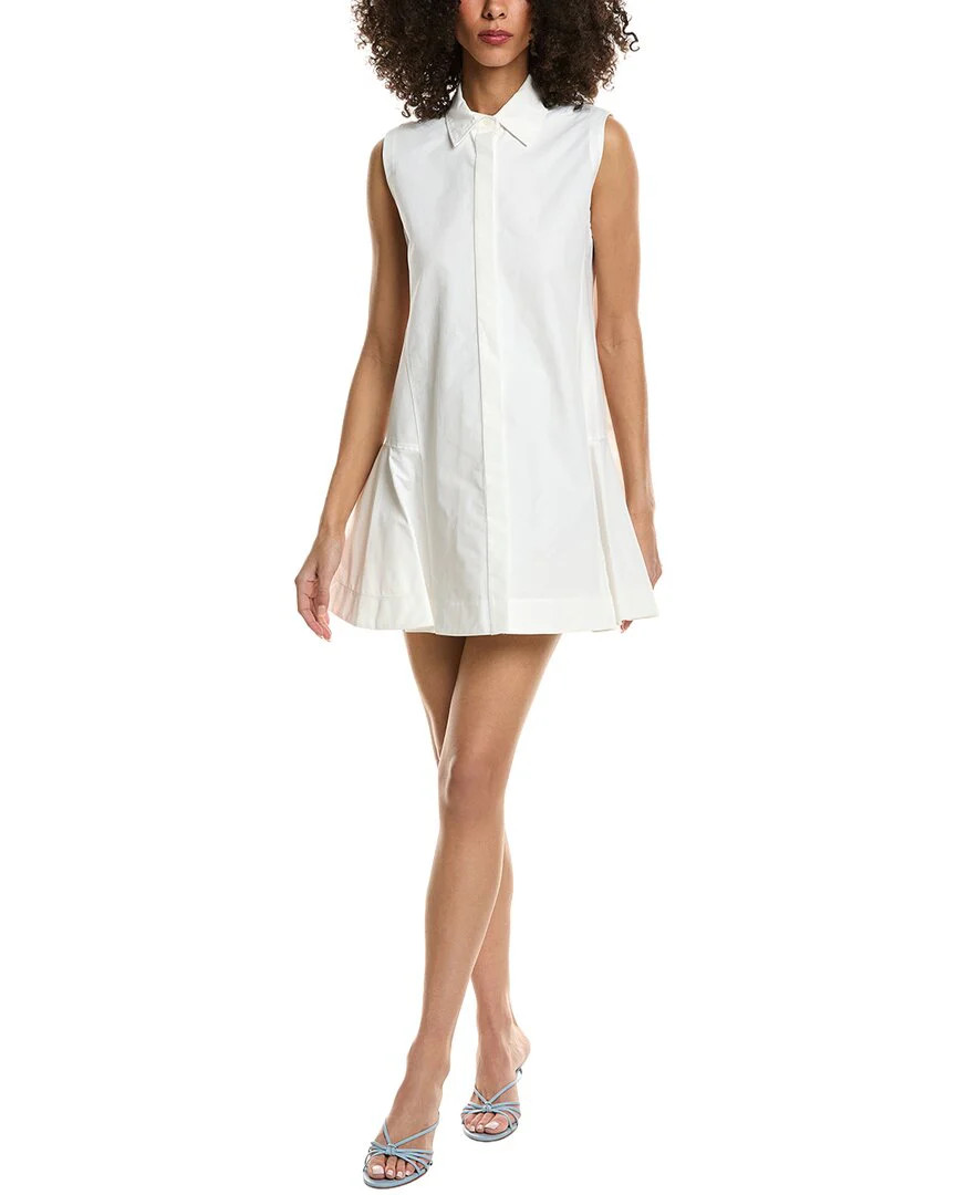SIMKHAI Maggy Pleated Mini Dress | Shop Simon