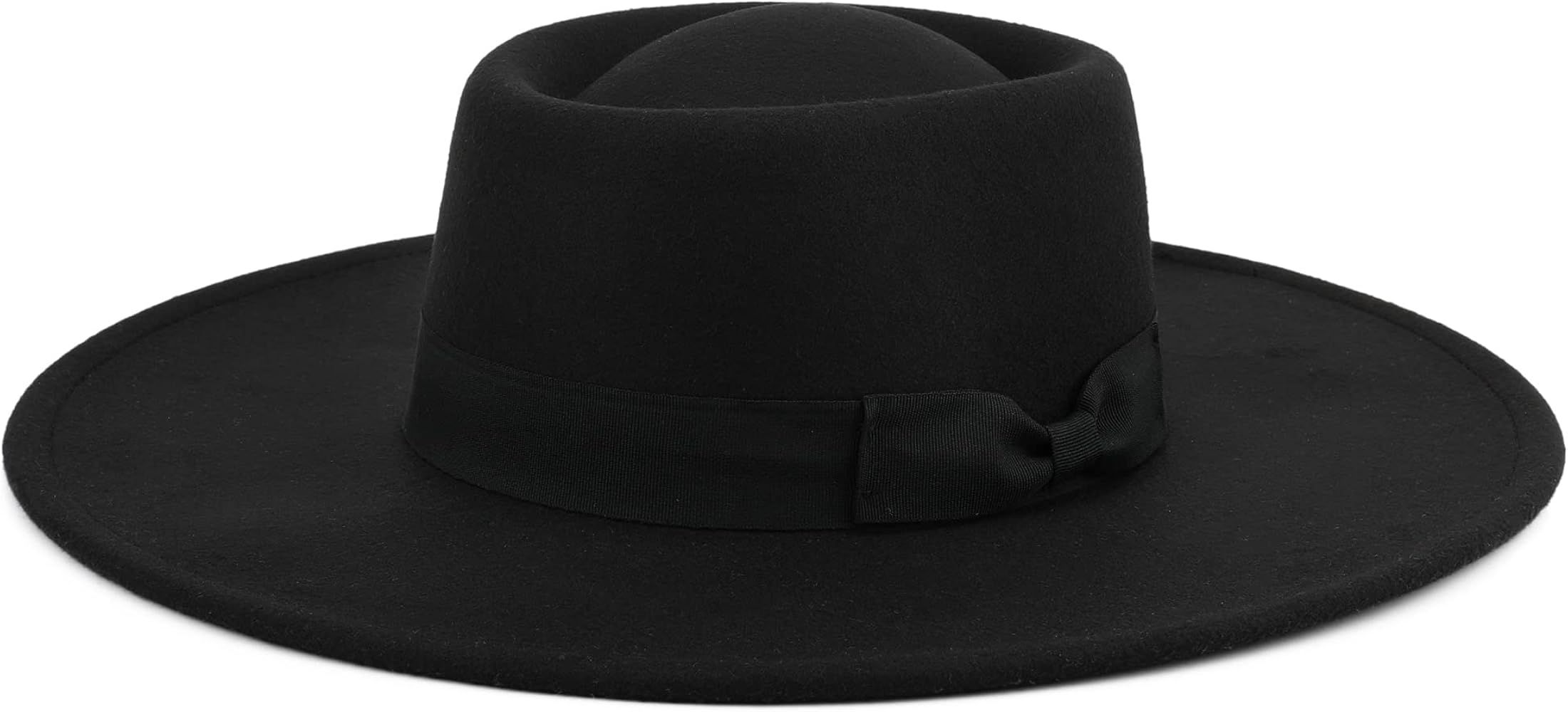 Big Wide Brim Women Fedora Hat | Amazon (US)