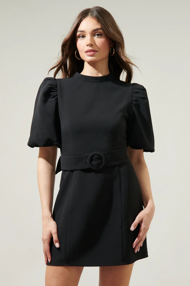 Rica Suave Margaret Bubble Sleeve Mini Dress | Sugarlips