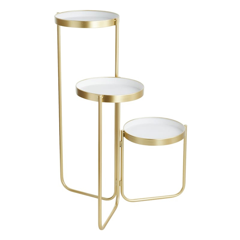 Marbled Tiered Plant Stand, 30" | At Home