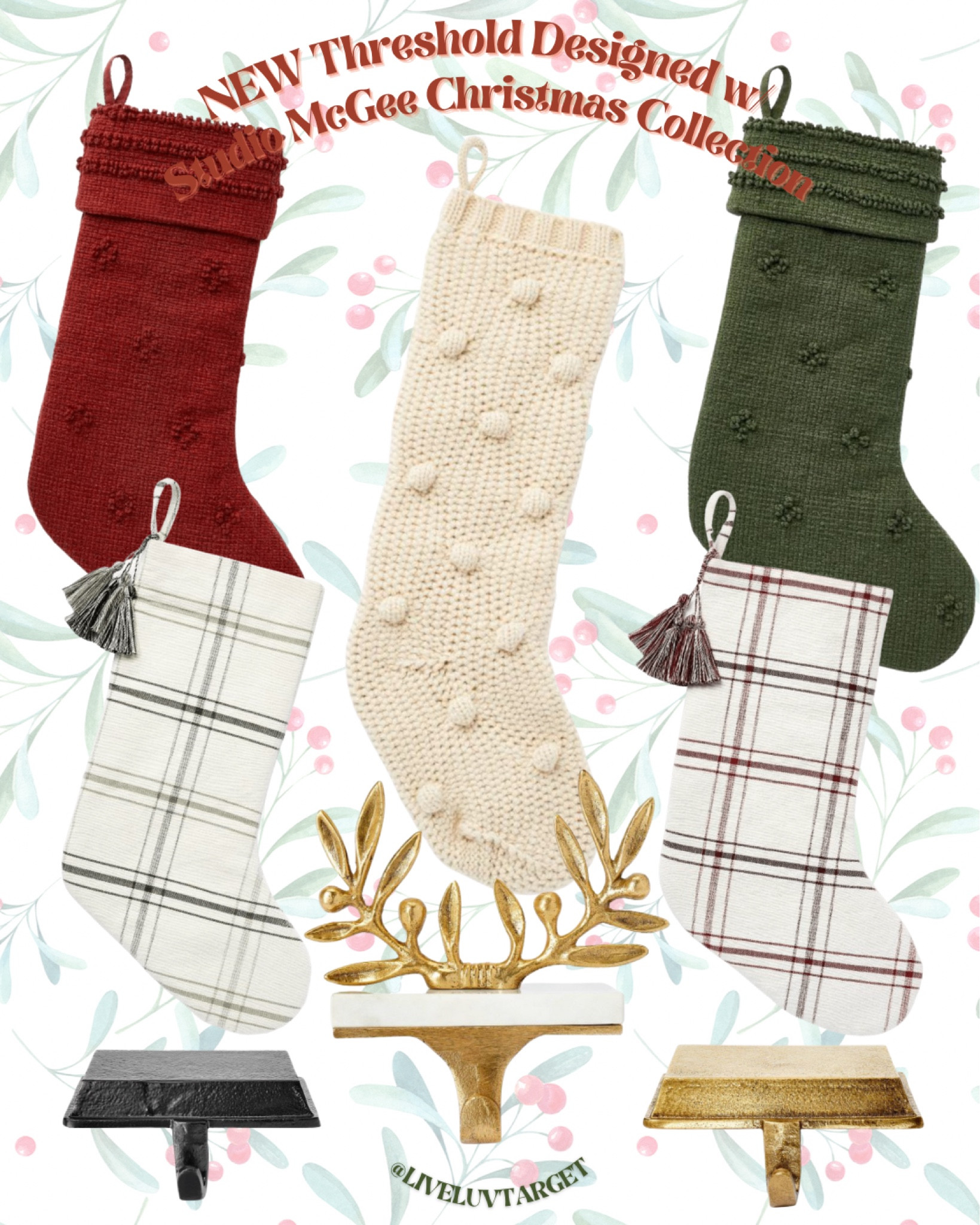 ✨NEW✨ Threshold designed with Studio McGee Christmas Collection 🎄• Stockings & Stocking Holders

#LTKhome #LTKHoliday #LTKSeasonal
