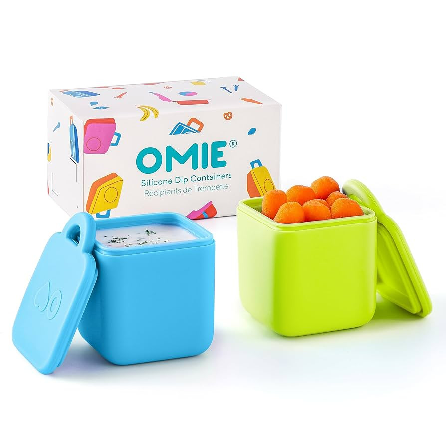 OmieBox (2 pack) Leakproof Dips Containers To Go, Salad Dressing Container, Condiment Container w... | Amazon (US)