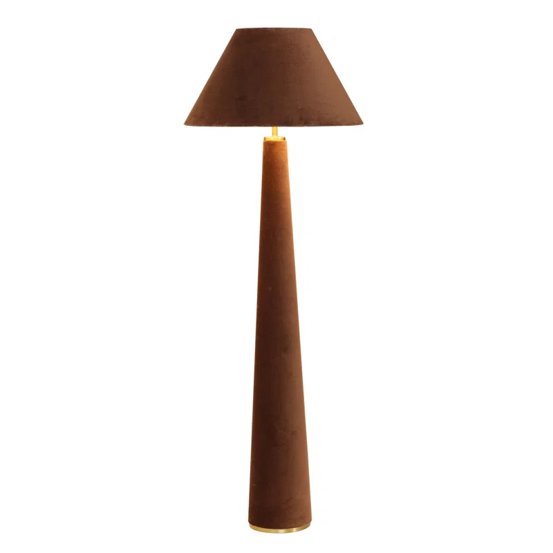 Graham Velvet Floor Lamp | Wayfair North America