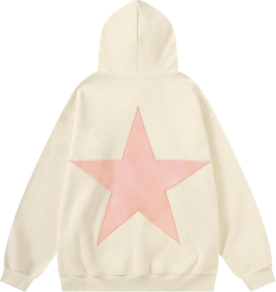 Aelfric Eden Star Hoodies Y2k Oversized Graphic Hoodies Aesthetic 90s Crewneck Sweatshirt Long Sl... | Amazon (US)