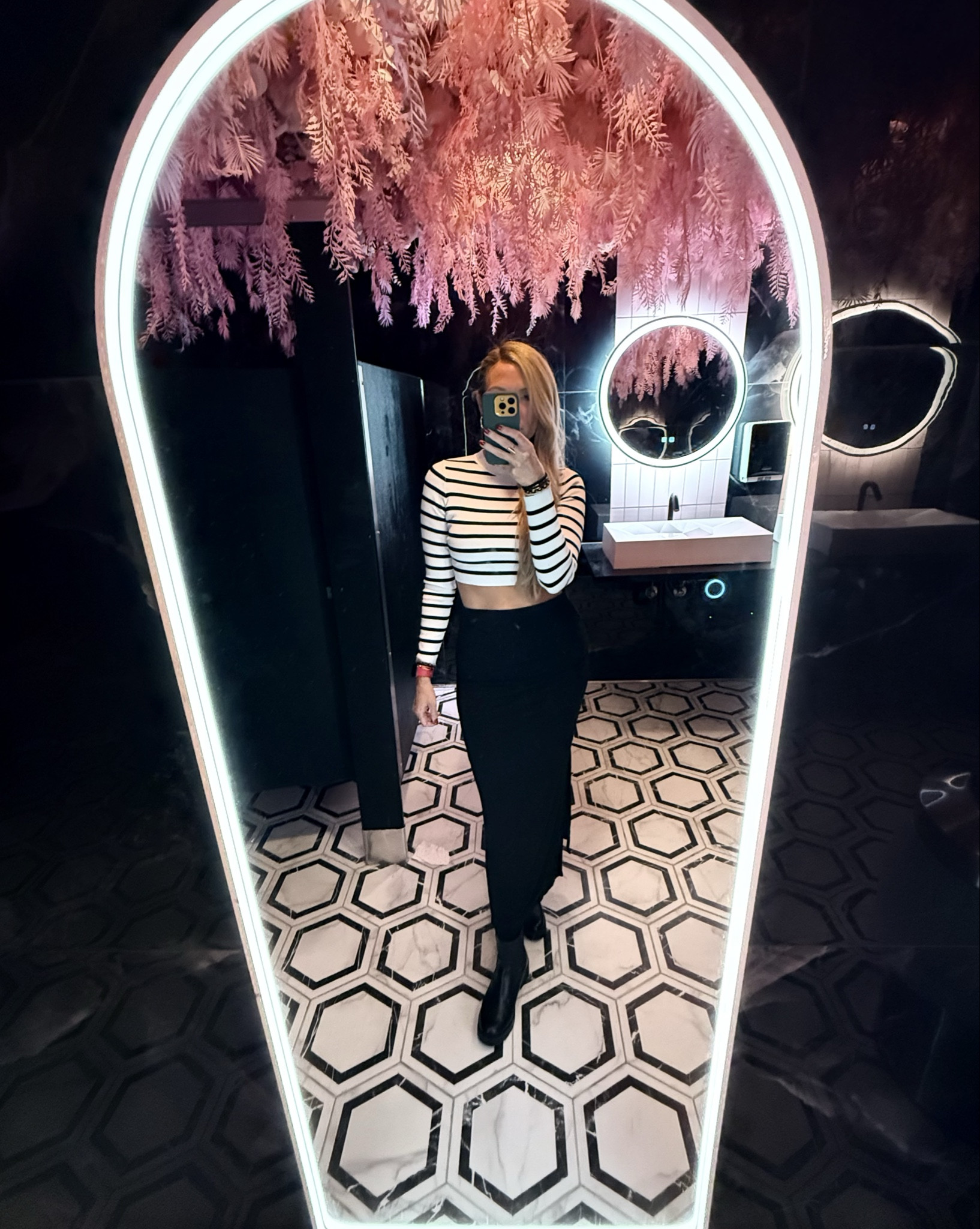 Love love this top as a date night outfit paired with high waisted pants or skirt! It’s shorter than I thought, so full disclosure, I wear when I’m feeling extra lean, and bold enough to flaunt a crop! I really love that it looks chic and sexy without overdoing it 🤍🖤

#LTKStyleTip #LTKFindsUnder50
