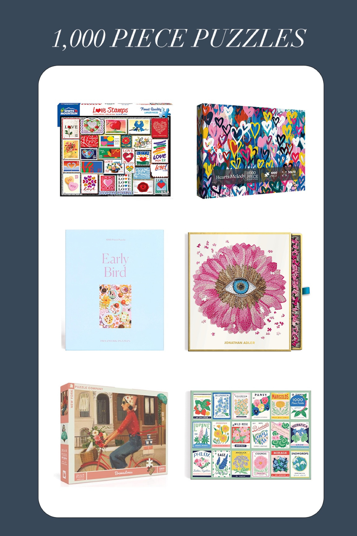Never not looking for new 1,000 piece puzzles to do! 💕