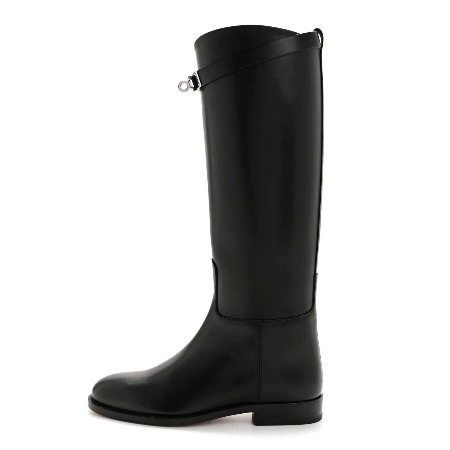 Hermes Box Kelly Jumping Boots 35.5 Black 1734462 | FASHIONPHILE (US)