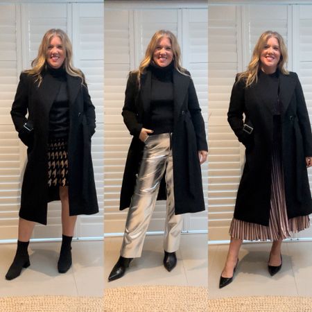 Styled three ways, Phase Eight coat
Silver trousers, party dress 

#LTKover40 #LTKeurope #LTKstyletip