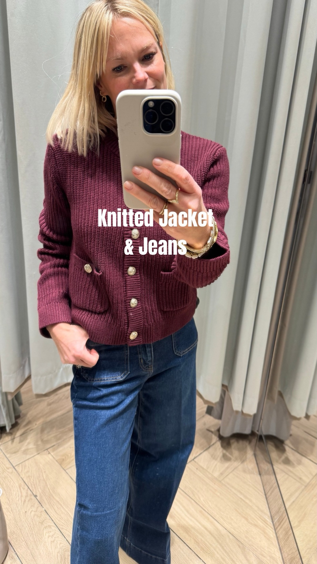 Gorgeous burgundy cardigan - love these with smarter trousers or denim so a great smart/casual piece

Cotton mix 
Wearing xs 

Denim also h&M but is a bit too long and big! Nice wide leg style  



#LTKautumn #LTKjeans #LTKuk